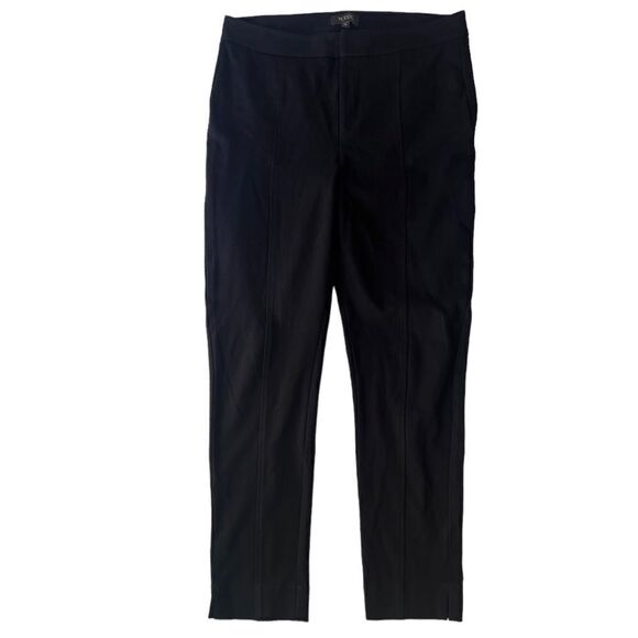 NYDJ Women's Betty Ankle High Rise Pants in Ponte Knit Black M11Z1814  sz 10 - Picture 3 of 14